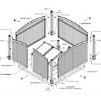 drafting of dumpster enclosure